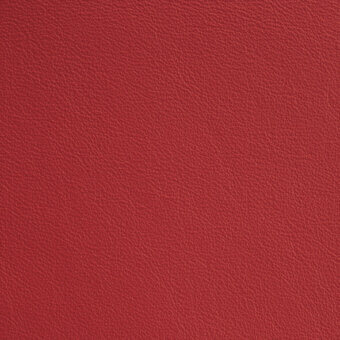 Red leather texture with a fine granular surface, matte finish, and consistent saturated color; text reads "bellavista > leather > p1.38".